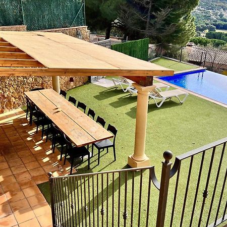 Casa Mas Ambros Con Piscina Desbordante Villa Calonge  Exterior photo